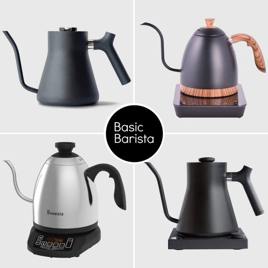 Coffee Brewing Pour Over Gooseneck Kettles Comparison Basic Barista Australia