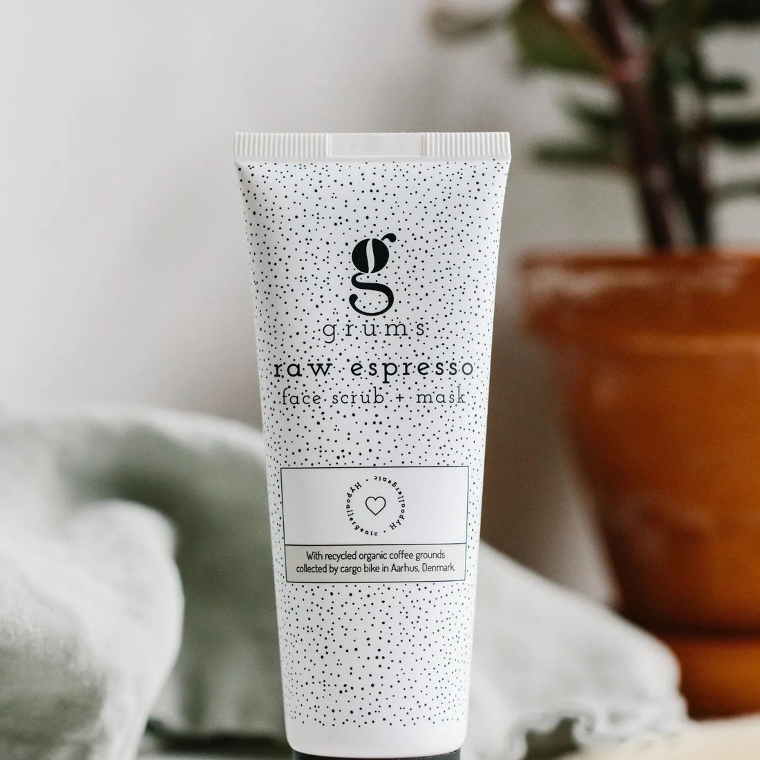 Grums Raw Espresso Face mask coffee scrub Basic Barista Australia Melbourne