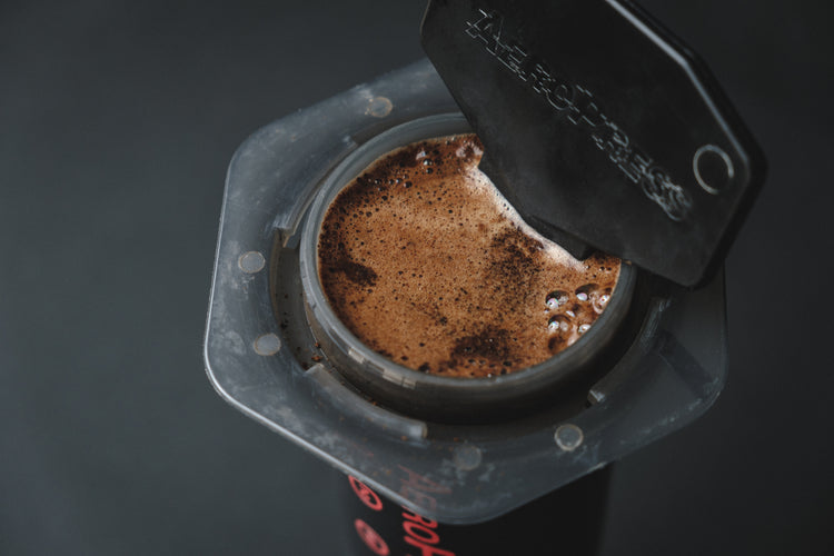 Shop AeroPress Coffee Maker - Basic Barista Australia Melbourne aeroPress Coffee Brewing Gear Coffee tools Make coffee on the go Camping coffee espresso pour over filter coffee travel