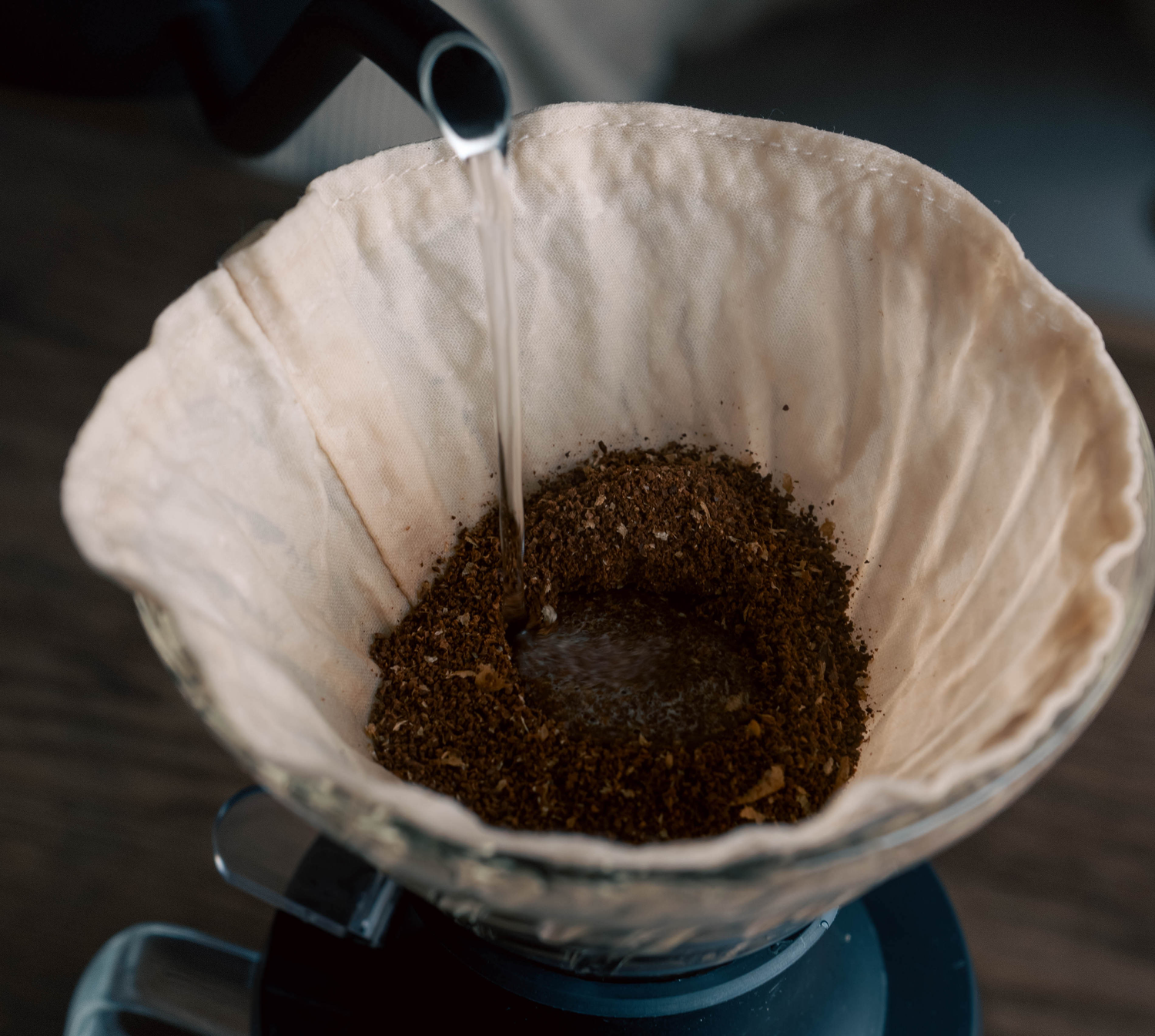 cloth Filters Reusable cloth coffee filter - aji cotton coffee filter Pour over coffee collection Basic Barista Australia Melbourne