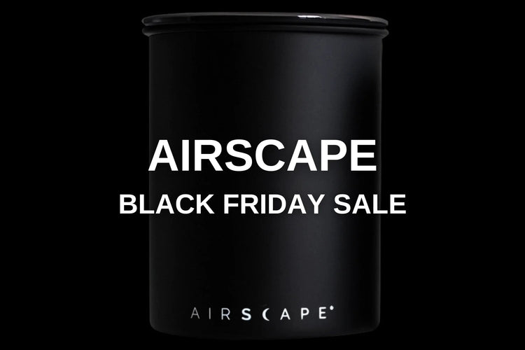 Airscape Coffee Canister Storage - Black Friday Coffee Gear Sale Basic Barista Sale Online coffee Gear Sale