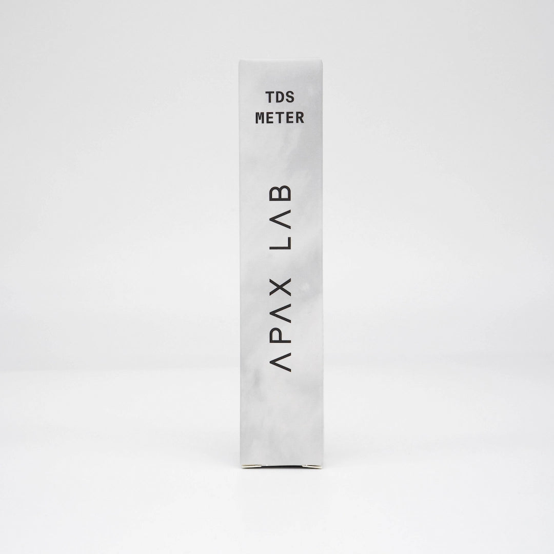 Apax lab water meter pen - White TDS Meter Packaging on white Background
