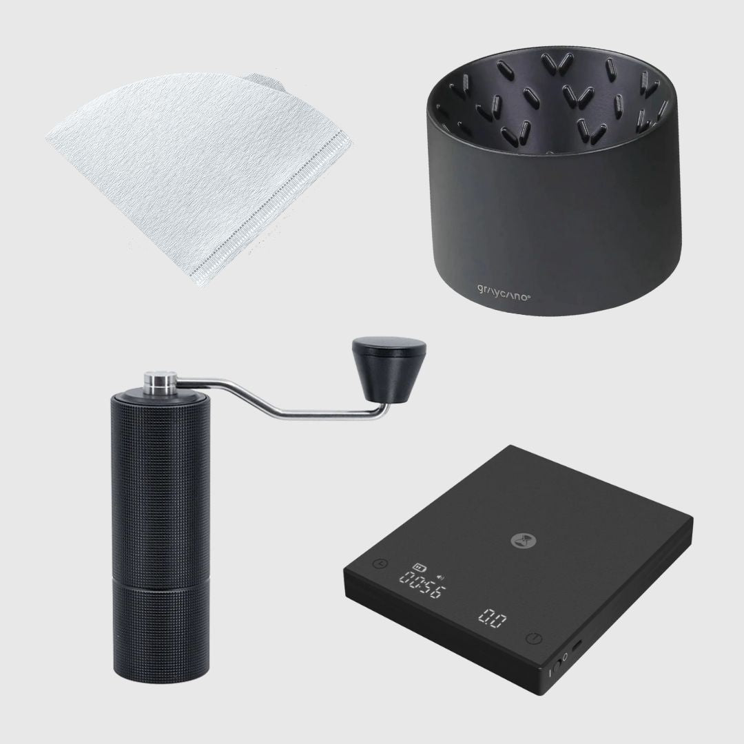 Drip coffee kit Basic Barista Brewing Bundle coffee gear Brewers drip coffee maker Make drip coffee pour over coffee starter pack