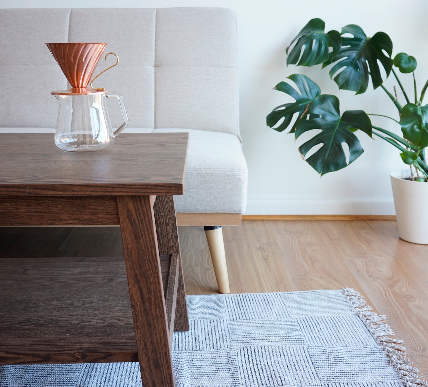 Coffee Brewing Rug living room coffee gear basic barista coffee brewing equipment copper Hario V60 Brewer Rug Floor rug beach coffee rug Basic Barista Lounge room rug Flinders Street Rugs Coffee Cafe Equipment Accessories