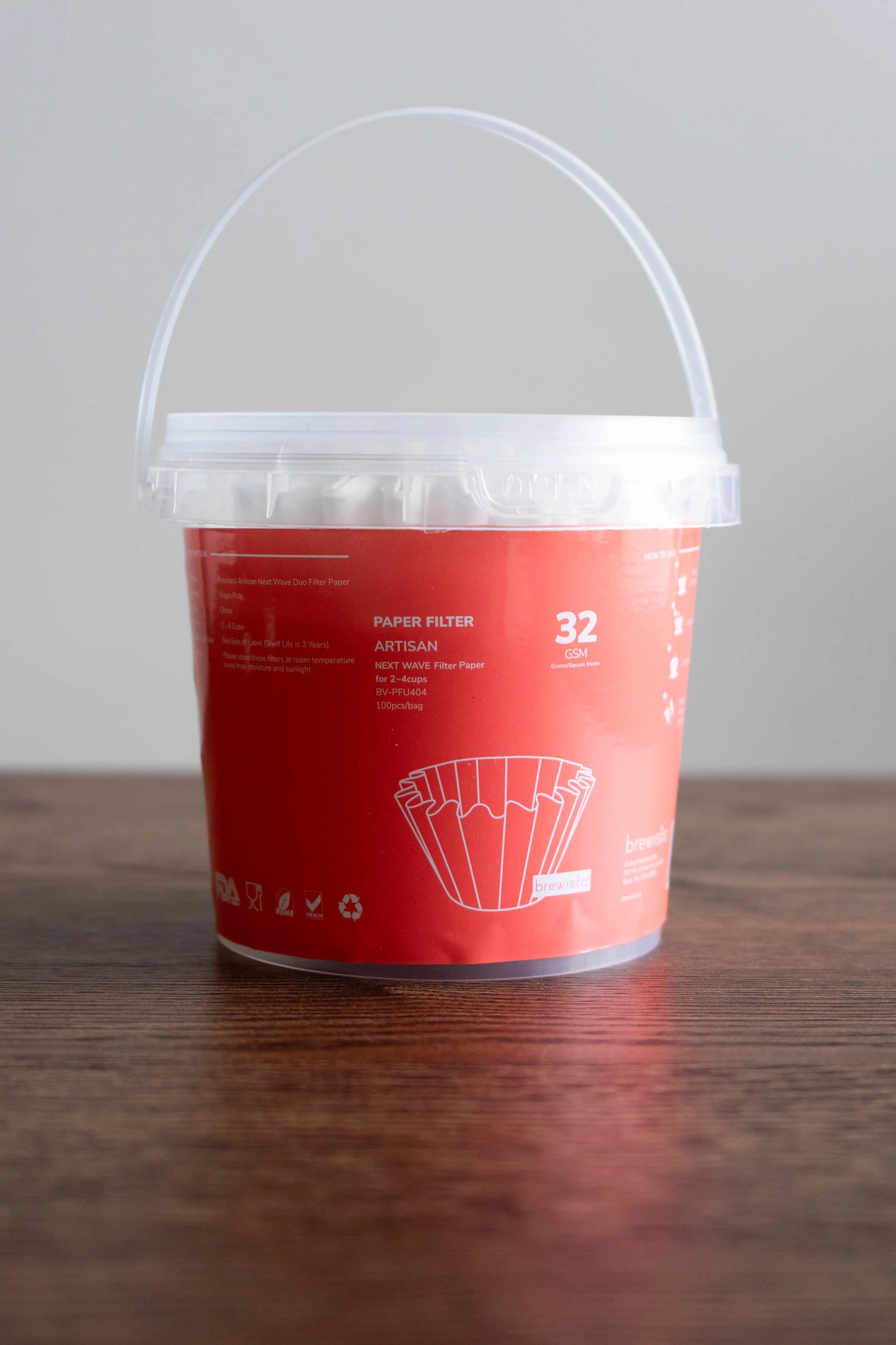 Brewista Wave 185 Filter Papers Flat Bottom