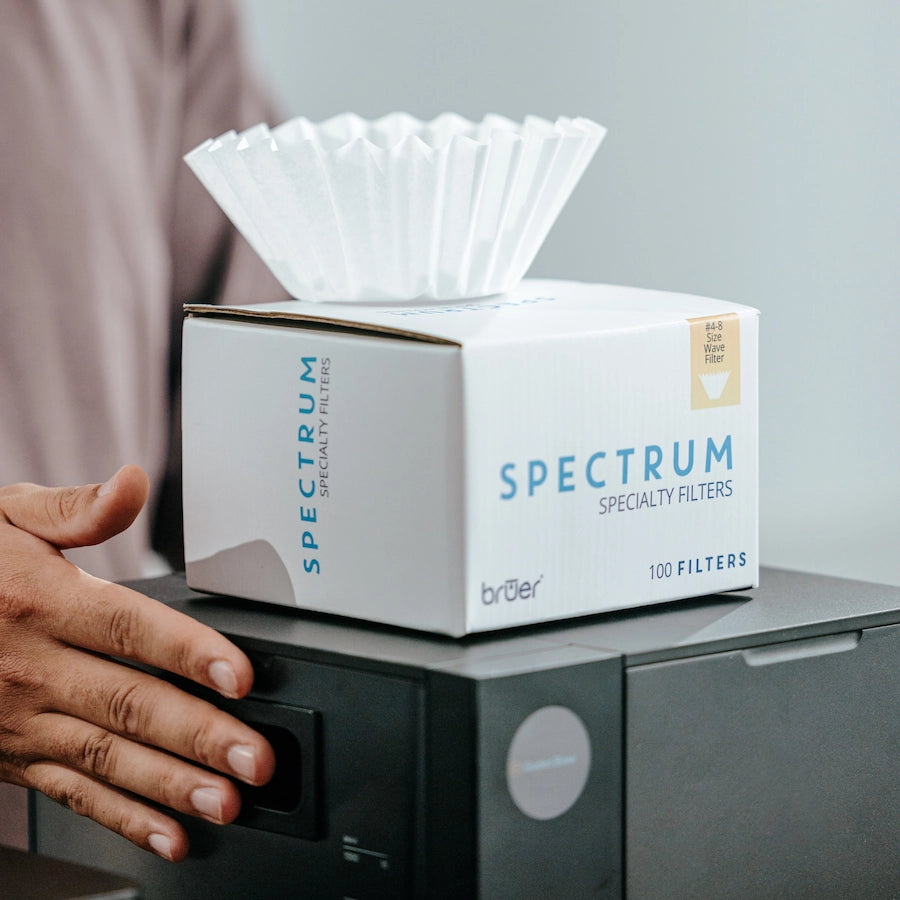 Bruer Spectrum Wave Paper Filter 4-8 Cup - 100pk
