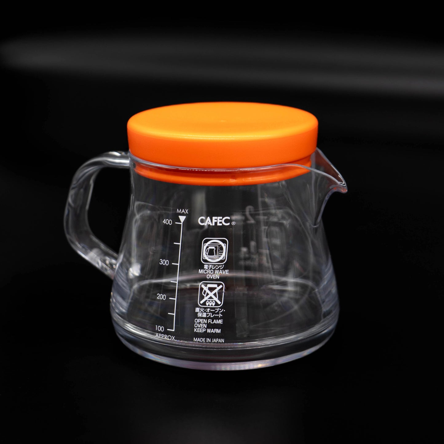 Cafec Tritan Coffee Server Orange Lid Cafec Coffee Server Basic Barista Pour Over Coffee Gear