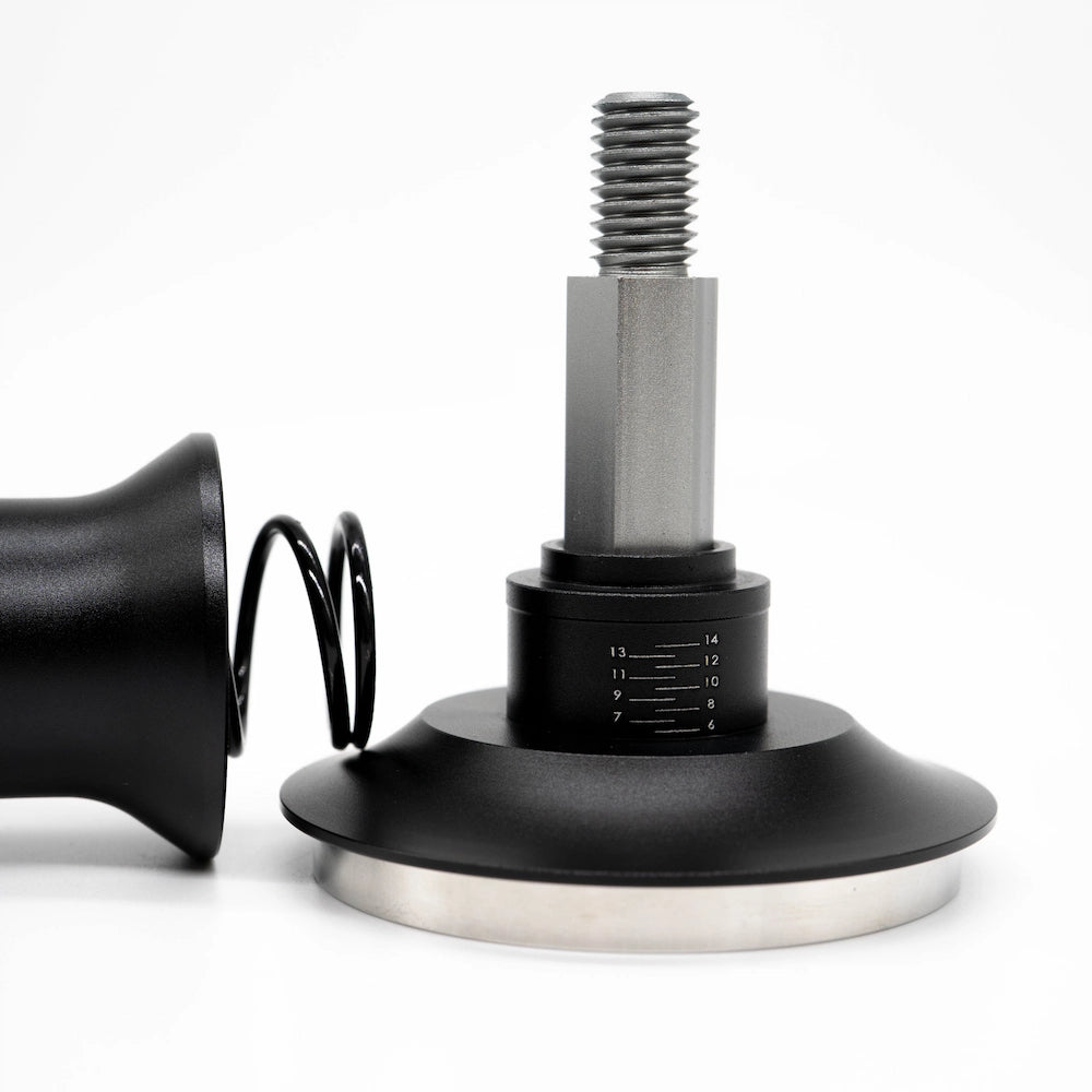 Self Levelling Coffee Tamper Calibrated Tamper Basic Barista Espresso Gear Coffee Gear Spring loaded coffee tamper