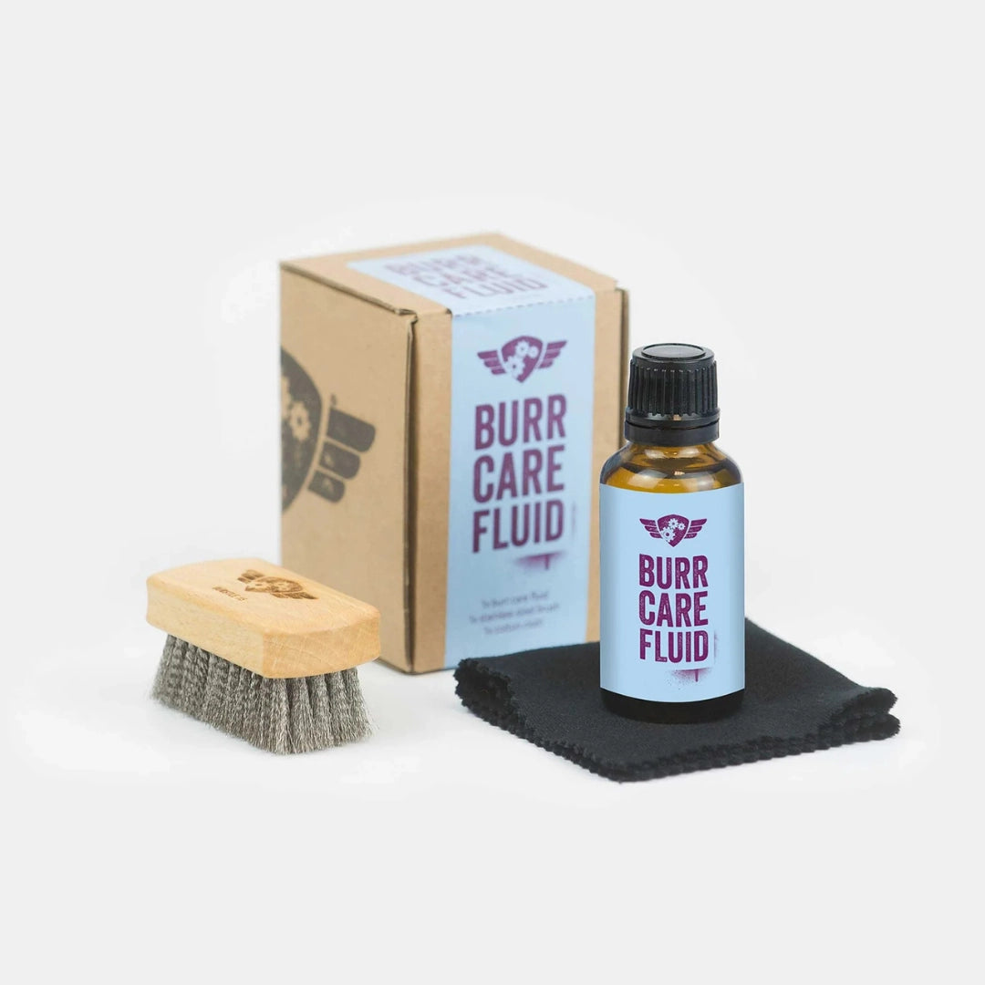Comandante Burr Care Fluid Set and Grinder Brush Metal Bristles