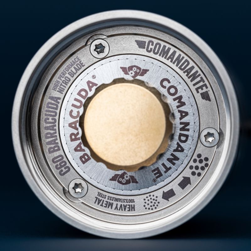 Comandante C60 Baracuda New Coffee Hand Grinder Basic Barista Australia Melbourne Coffee Hand Grinder New Comandante Gold adjustment piece compatibility