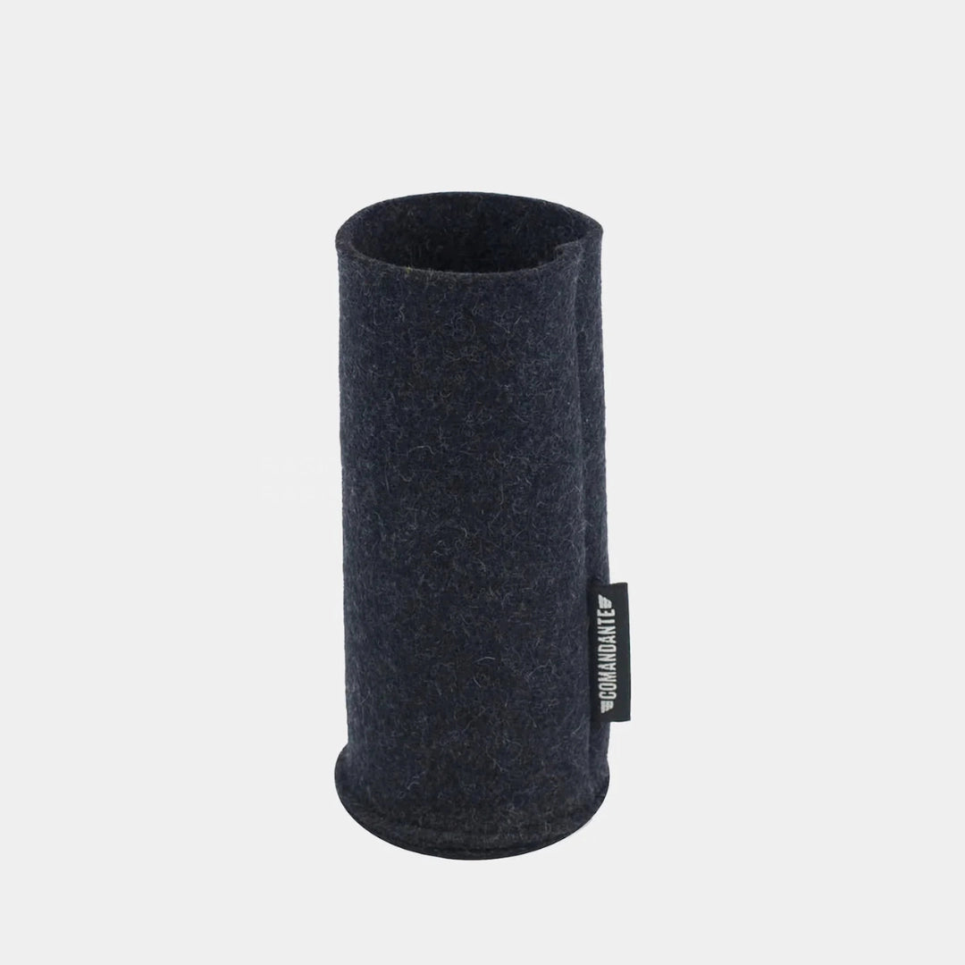 Comandante Grinder Felt Sleeve anthracite Black