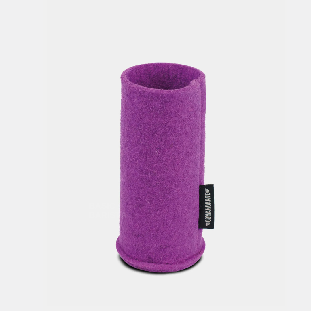 Comandante Grinder Felt Sleeve Protective Travel Case Pink