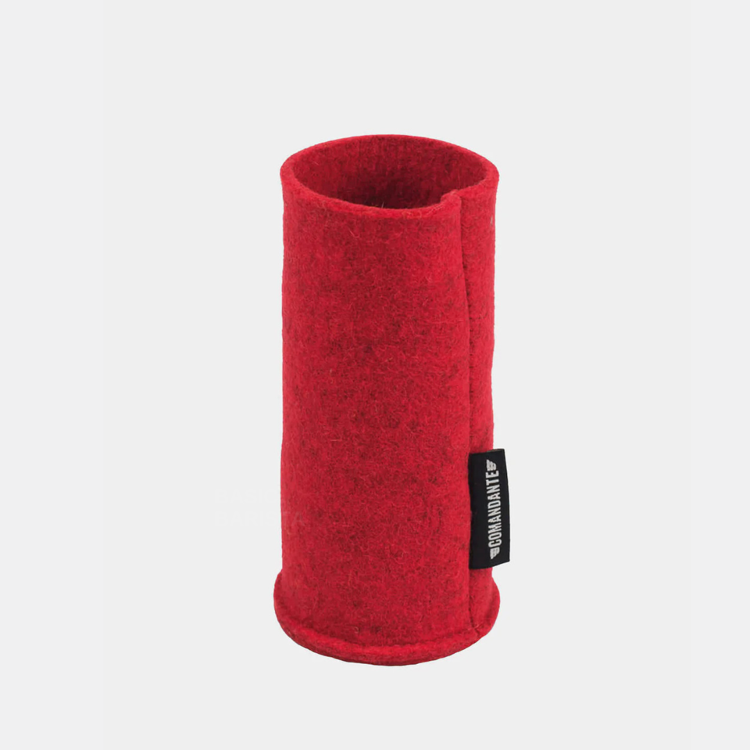 Comandante Grinder Felt Sleeve Protective Travel Case Tomato