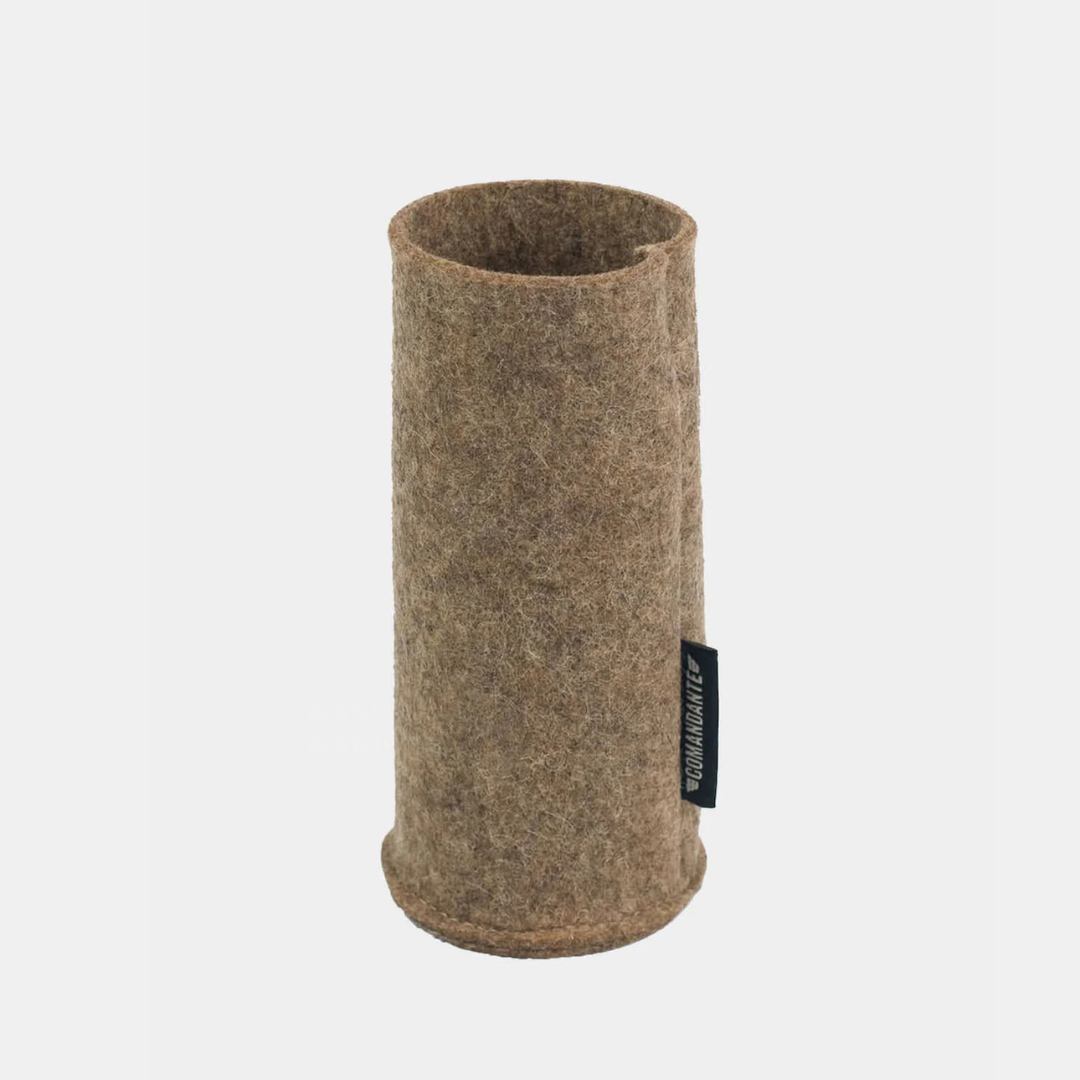Comandante Grinder Felt Sleeve Protective Travel Case Cashmere
