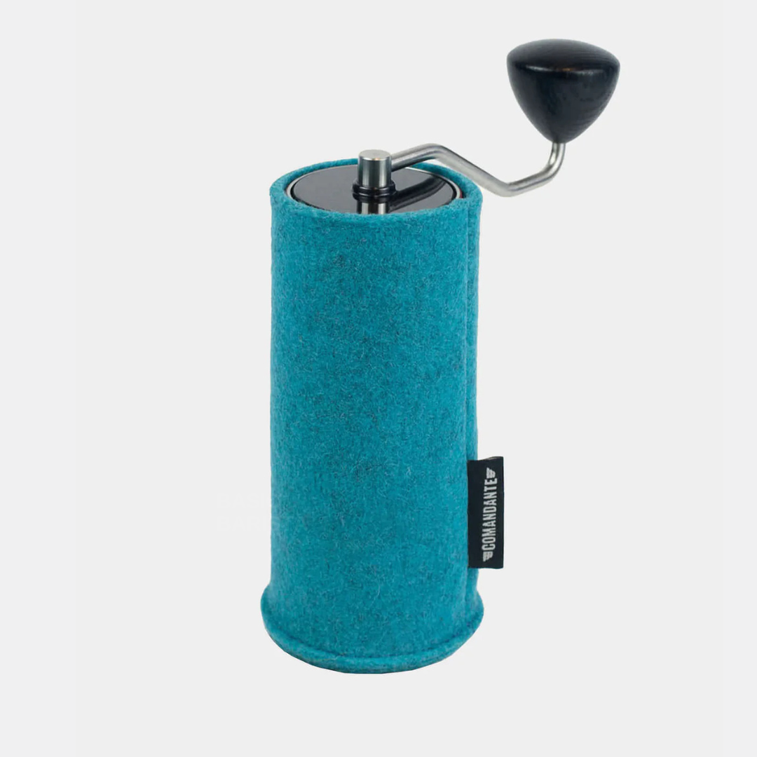 Comandante Grinder Felt Sleeve Protective Travel Case Lagoon