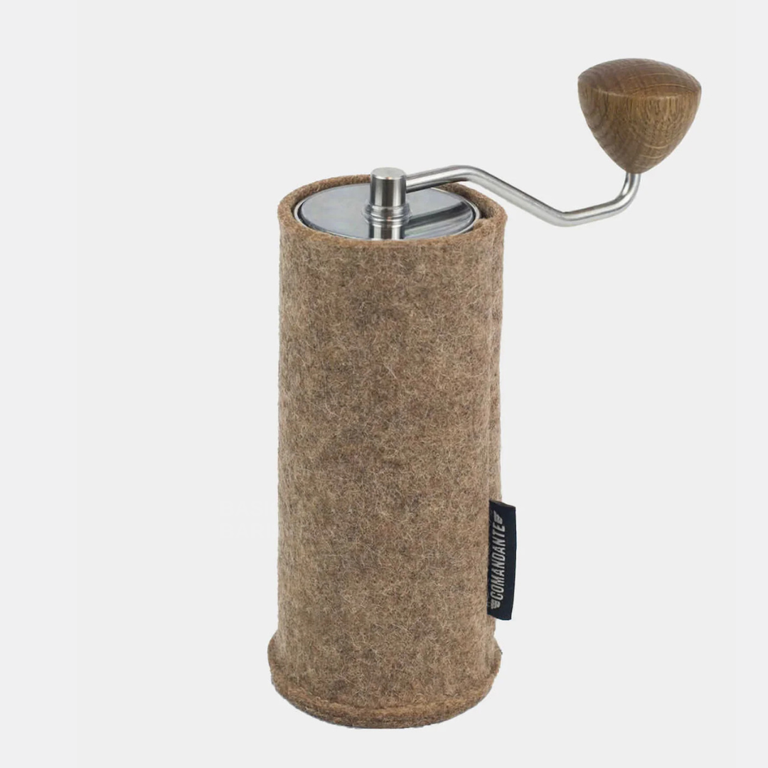 Comandante Grinder Felt Sleeve Protective Travel Case Cashmere