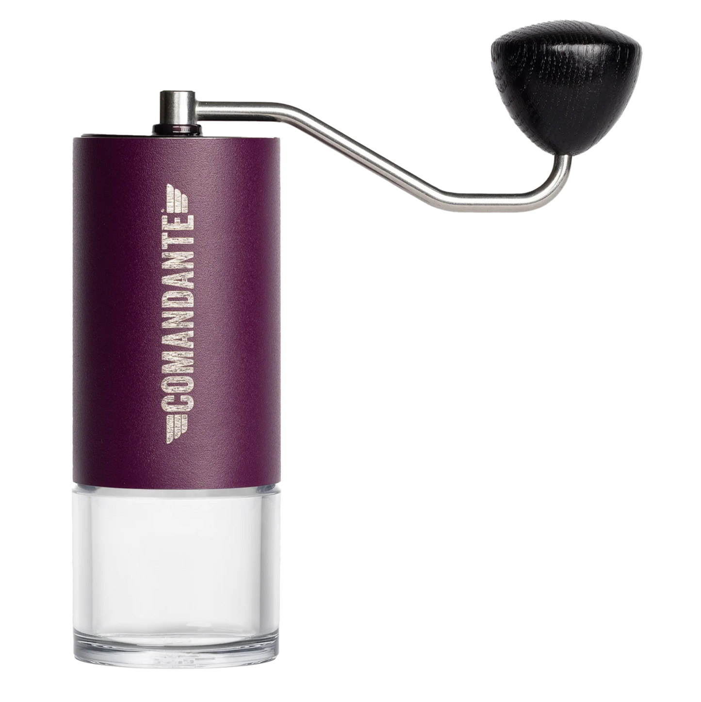 Comandante C40 MK4 Coffee Grinder Deep Purple PNG Background Basic Barista Coffee Gear Online Coffee Grinder Melbourne