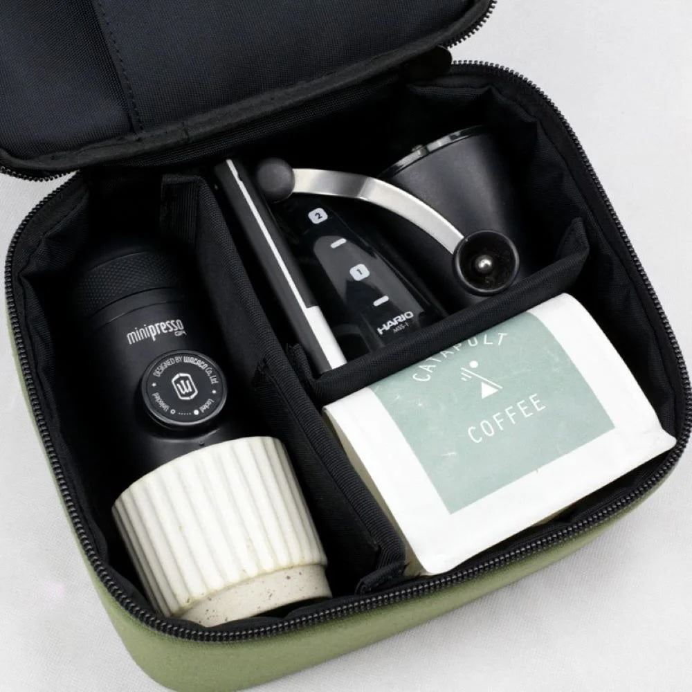 Basal Filter Coffee Traveler Carry Case Basic Barista Australia Melbourne Coffee carrier Green