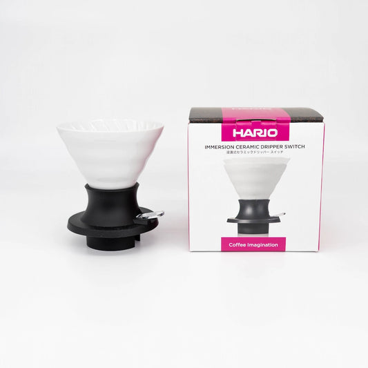 Hario V60 Switch Ceramic Dripper White