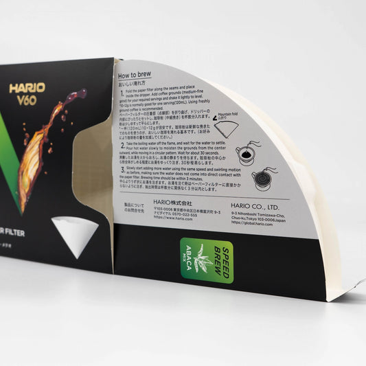 Hario V60 Meteor Filter Papers - Coffee Filters Box