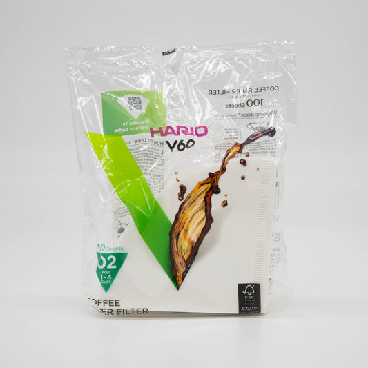 Hario V60 coffee paper filter package on a white background 02