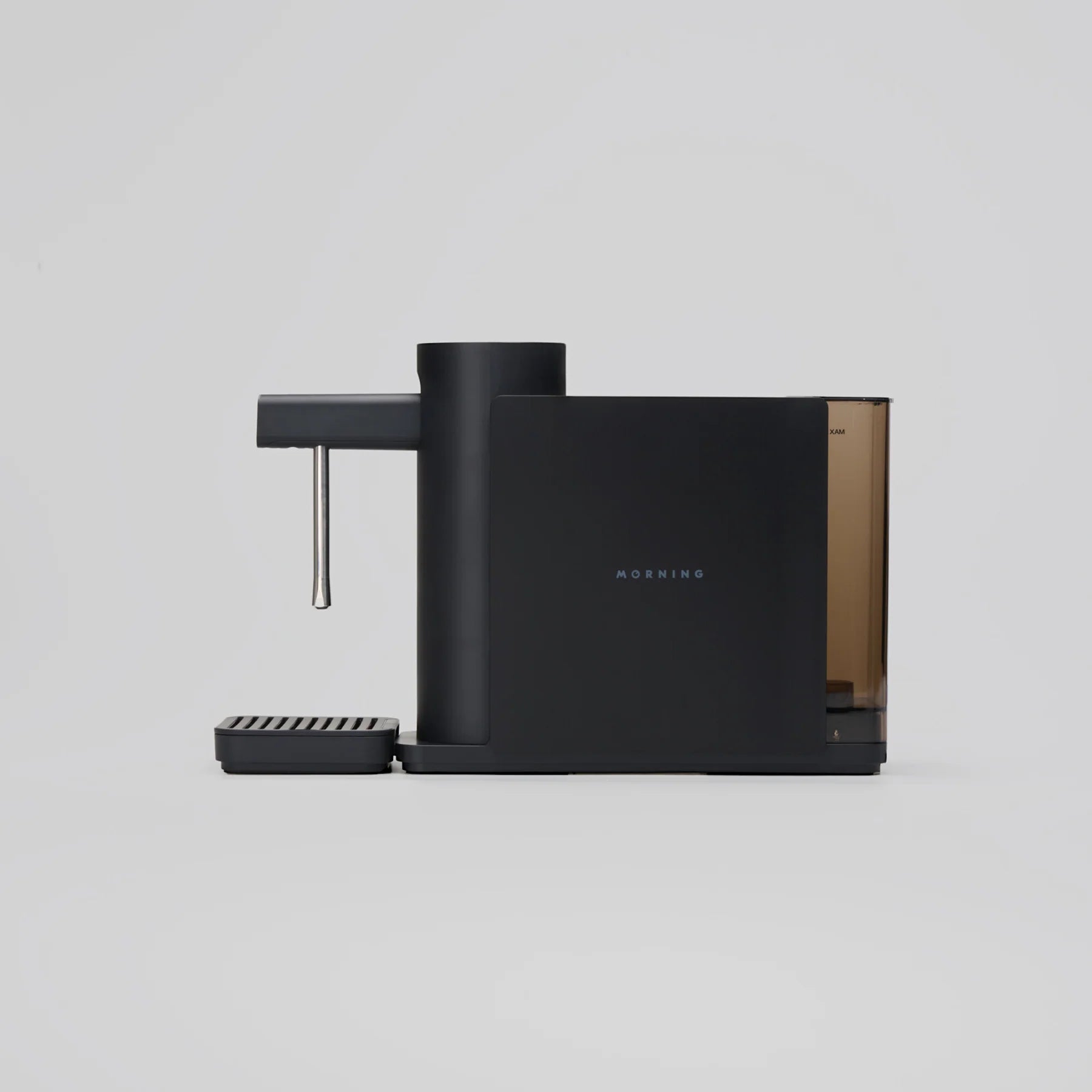 Morning Dream Steam Wand Bench Top Milk Foamer Latte Art Automatic Coffee Machine Basic Barista Brew Gear Black Side