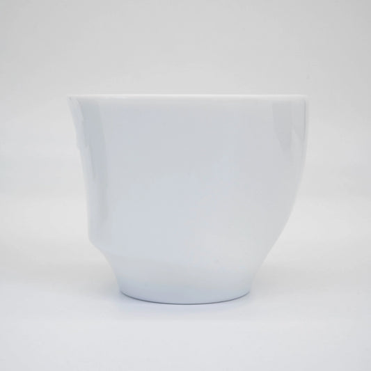 Origami Sensory Asymmetry Cups white Filter coffee cups ceramic coffee cups Basic Barista Online Coffee Gear Australia Melbourne on white background