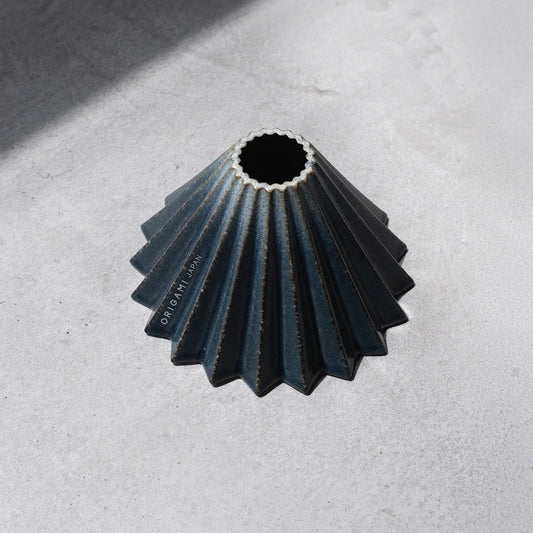 Origami Sukumo Dripper Ceramic Limited Edition Sukumo Pour Over Coffee Dripper Blue Indigo Basic Barista Pour Over Coffee Brewers