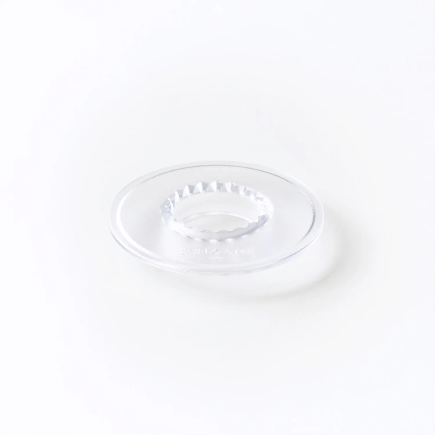 Origami Dripper Ring Base Clear Plastic Origami Dripper Holder Ceramic Origami Dripper Base AS Resin - Basic Barista Australia Melbourne Coffee Brewing Equipment Pour Over Coffee Gear Accessories and Tools