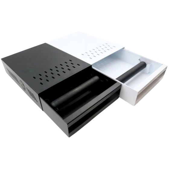 Rhino Coffee Knock Draw Puck Knock Box Basic Barista Black and White