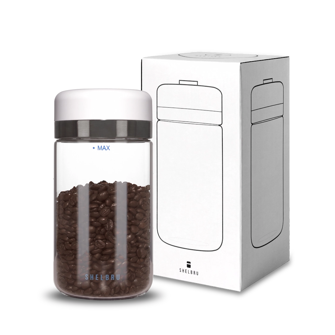 Shelbru Coffee Canister Glass - 800ml