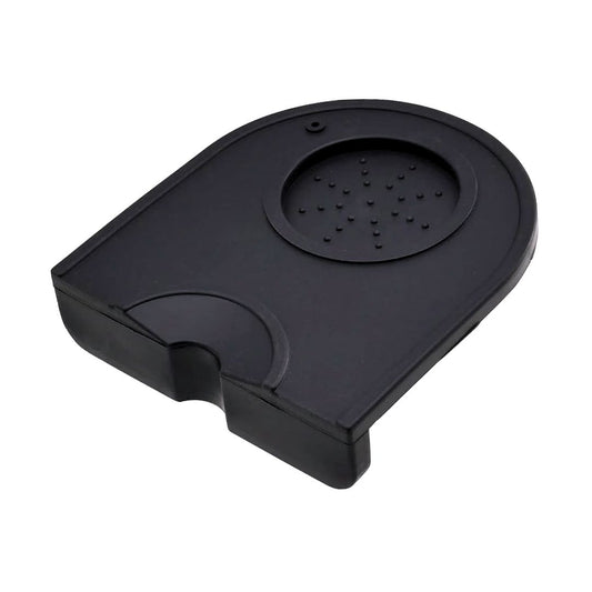 Coffee Tamper Mat Black - Basic Barista - Matte Black coffee tamper matt Rubber design easy to use Barista gear cafe supplies Coffee brewing equipment Brew gear Espresso Machine Accessories