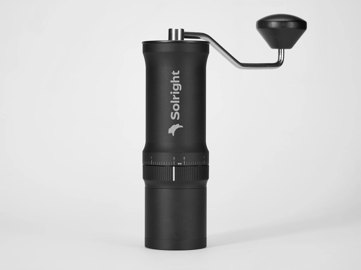 Solright DB-1 Coffee Grinder Black, white background