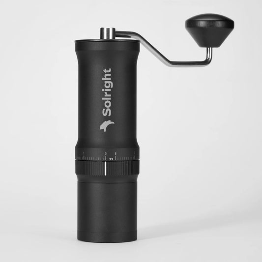 Solright DB-1 Coffee Grinder Black, white background
