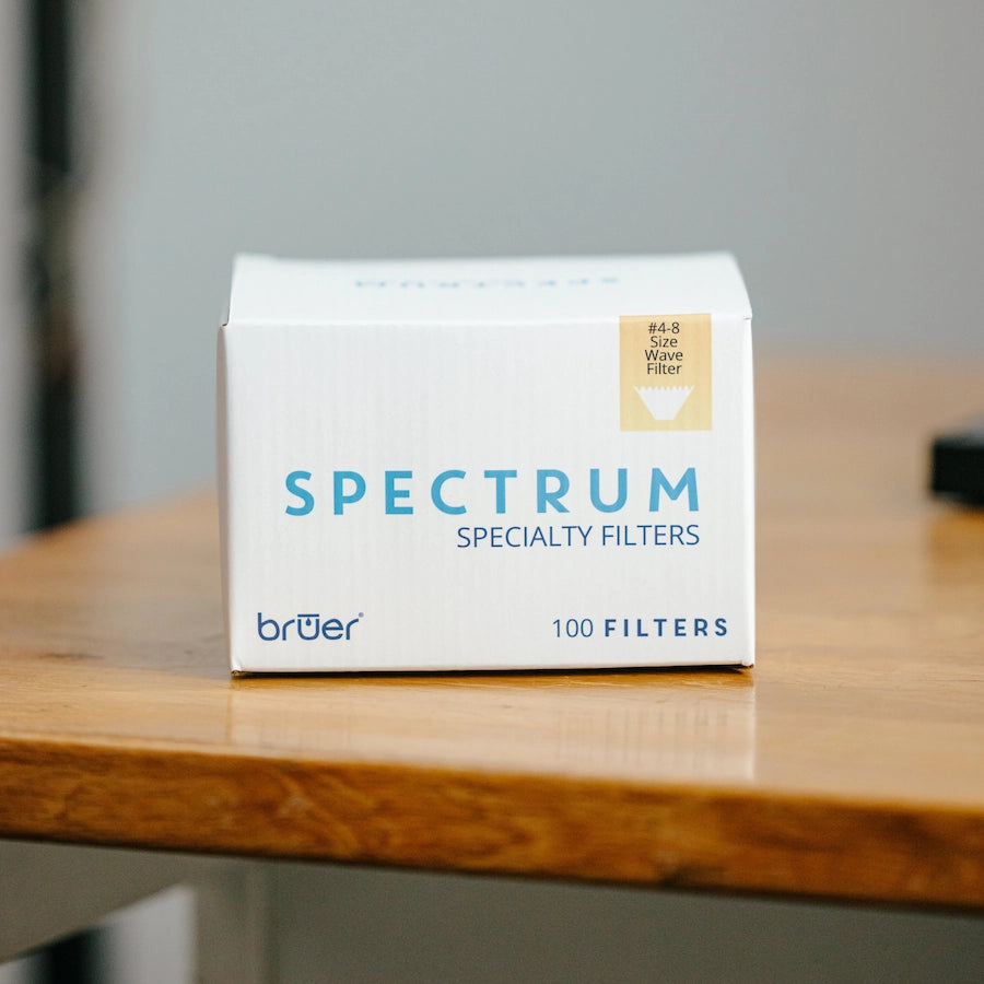 Bruer Spectrum Wave Paper Filter 4-8 Cup - 100pk