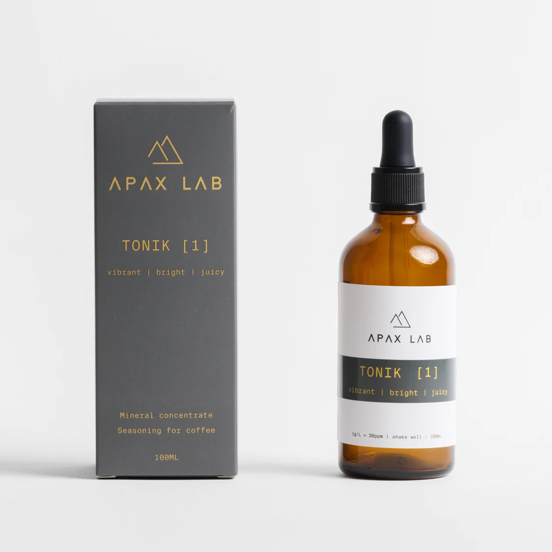 Apax Lab Water Brewing Minerals - Basic Barista Coffee tools Australia Melbourne - Brew minerals for coffee - Tonik (vibrant, bright & juicy) Jamm (Rich, Sweet & creamy) Lylac (Elegant, Floral & Silky)