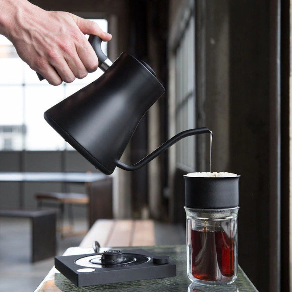 Fellow Stagg EKG Pour Over Gooseneck Kettle Black - Basic Barista Coffee Gear Electric Kettles