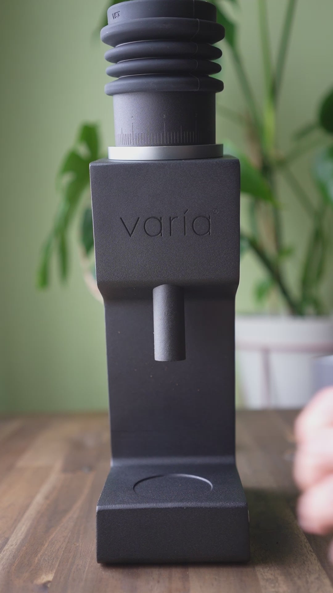 Varia VS3 Black Electric Coffee Grinder Basic Barista Melbourne Australia