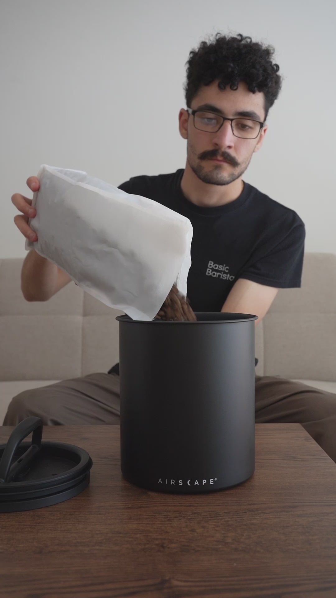 Airscape Kilo 8 inch 1kg Large Coffee Canister Unboxing Video Included