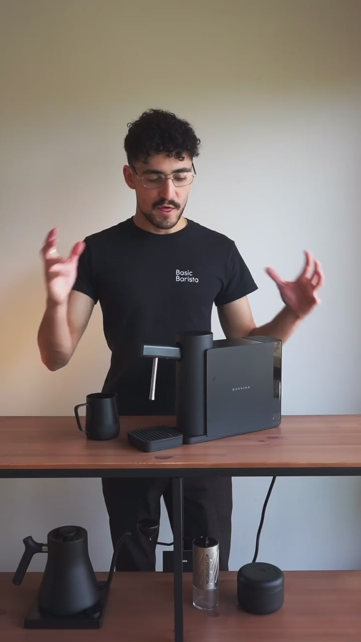 Morning Dream Flat White Coffee Machine Basic Barista Steam Wand