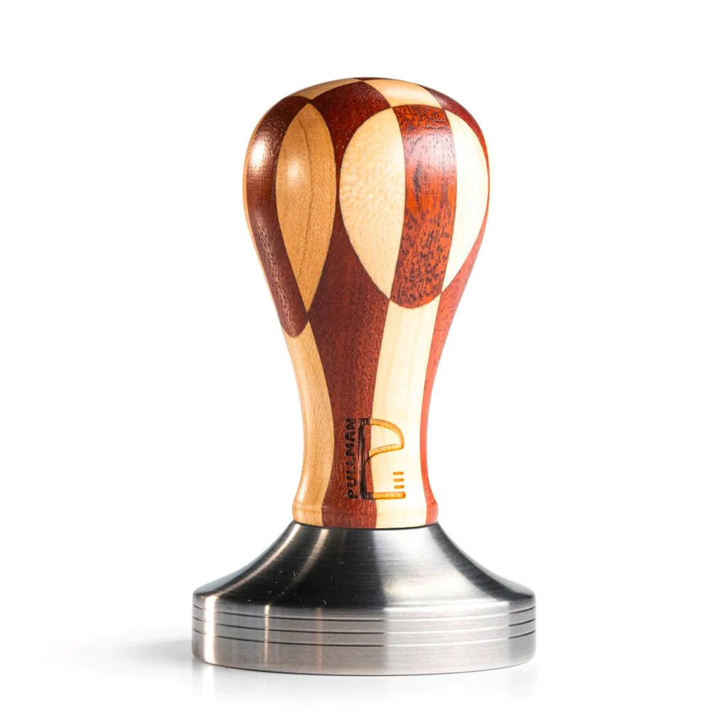 Pullman Nexus Exotic Wooden coffee tamper 51 52 53 54 55 57 58 59 mm coffee tamper commercial tamper guide lines real wood wooden coffee tampers