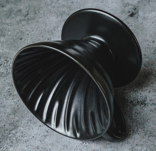 Hario V60 Ceramic Dripper Matte Black Pour over coffee dripper