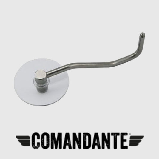 Comandante Replacement Part Basic Barista Australia Melbourne CRANK AND LID Comandante replacement crank set official comandante replacement part parts crank lid lid and crank coffee gear melbourne Basic Barista Australia Coffee Brewing gear Cafe travel grinder How to fix how to fix comandante grinder grinders crank set lid disk plastic clear black