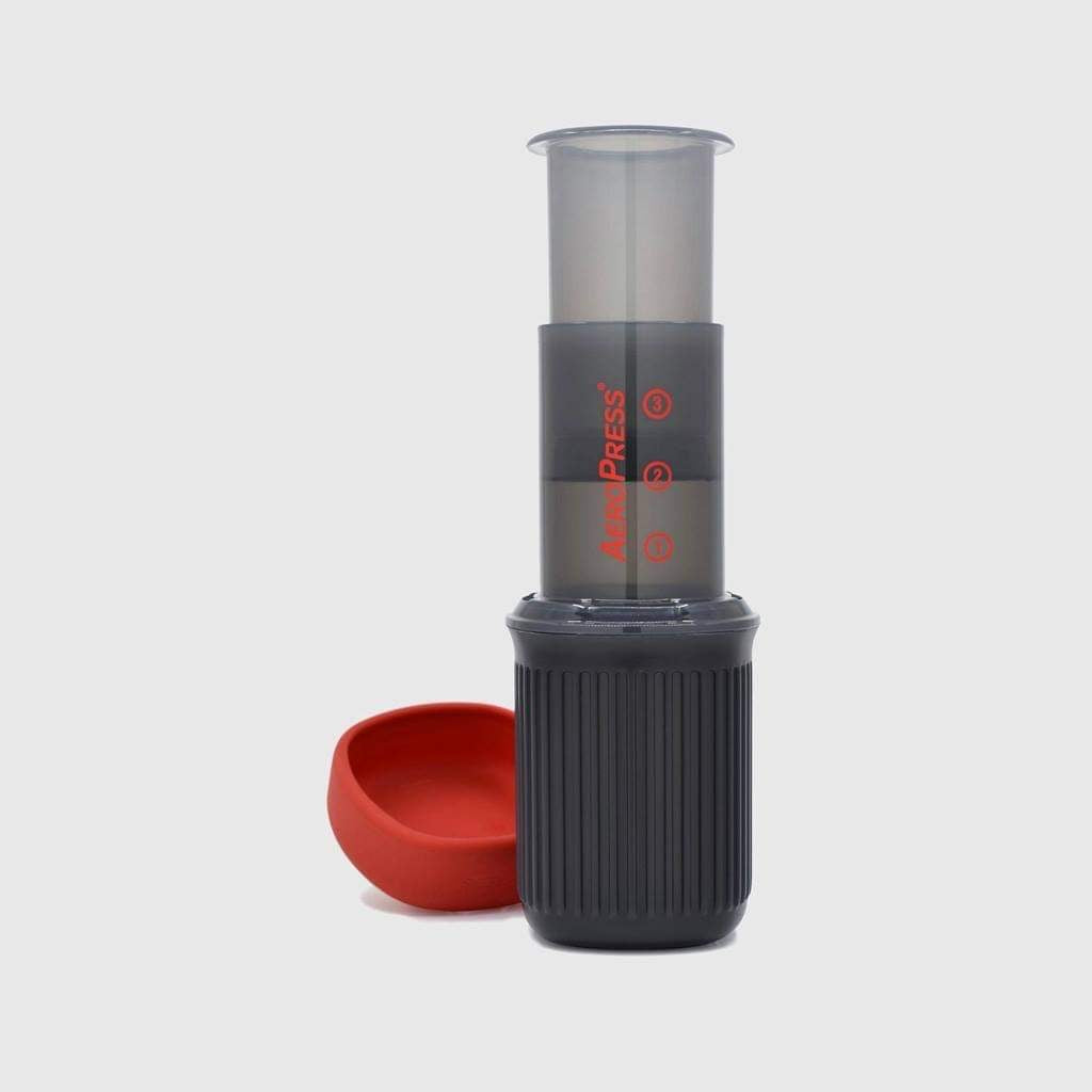 AeroPress Go Travel Coffee Maker Basic Barista and travel cup