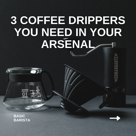 3 Coffee drippers you need in your arsenal Basic Barista Brew gear coffee drippers coffee brewers pour over coffee maker