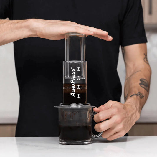 History of the AeroPress Basic Barista Coffee Gear History How To Brew AeroPress Coffee Immersion brewing and new accessories 