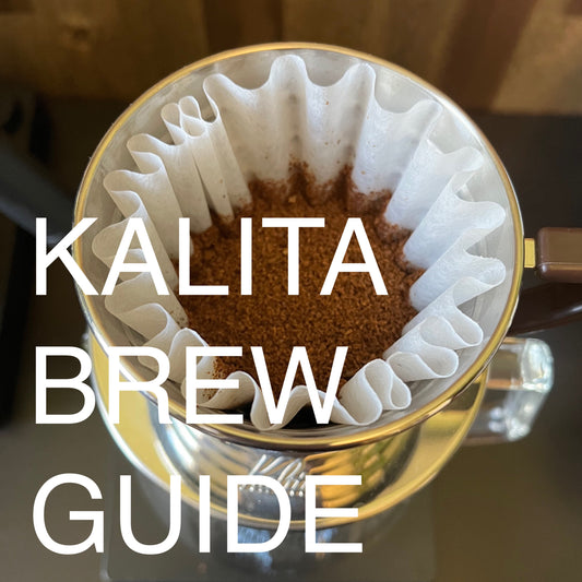 Kalita Brew Guide How to brew Kalita dripper how to make Kalita coffee Basic Barista Easy Recipe Brew Guide Melbourne Australia Specialty Coffee