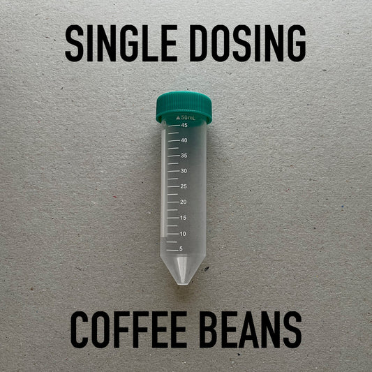 Single dosing and coffee bean storage solutions