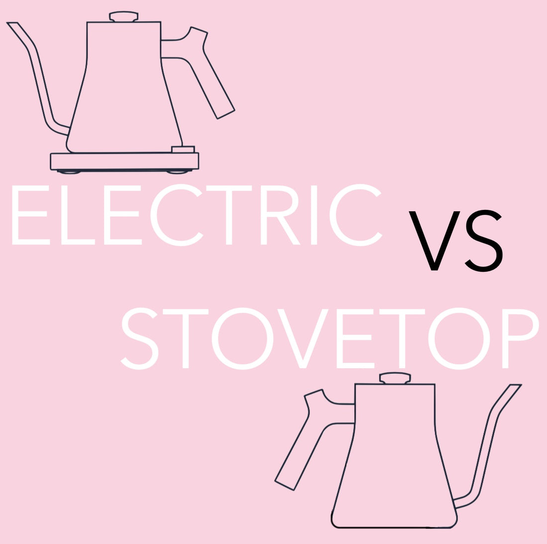 Electric coffee brewing kettle vs stovetop coffee brewing kettle basic barista coffee talk blog post Australia Melbourne