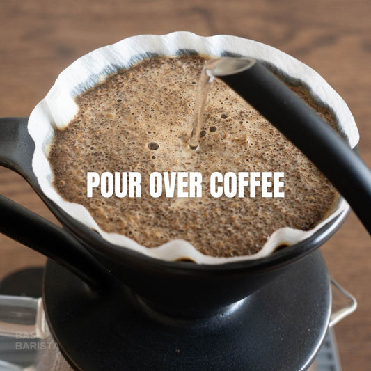 How to brew pour over coffee - dial in pour over filter coffee Basic Barista Australia Melbourne Pour over coffee brewing equipment 